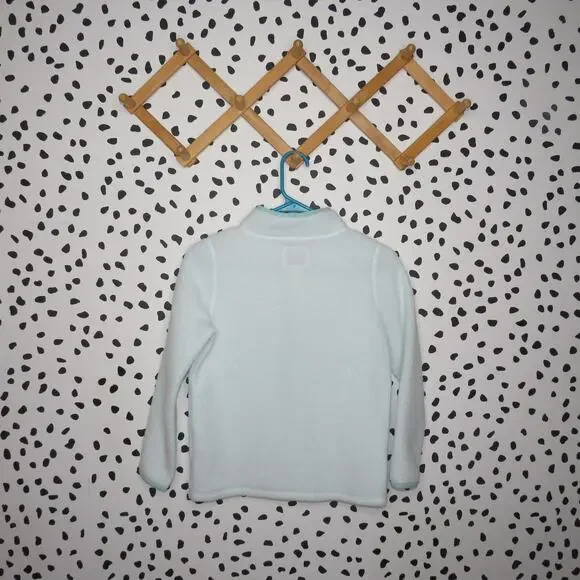 Oshkosh Mint Sherpa Fleece Girls Full Zip Jacket - Picture 3 of 7